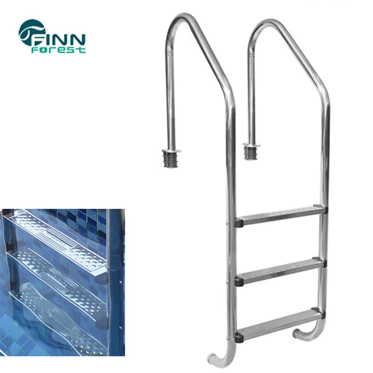 Water Faery Stainless Steel 304/316 3 Steps Swimming Pool Ladder