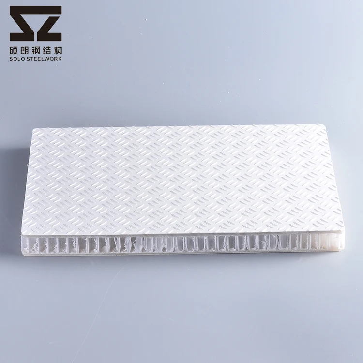 Fiberglass FRP panel Sheet modular marine non skid deck floor covering