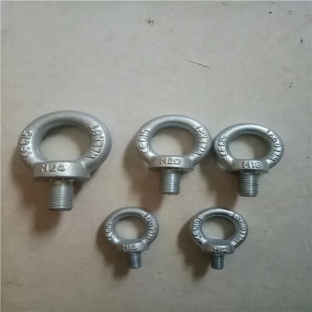 c15 electronic galvanized CE Din580 eye bolt