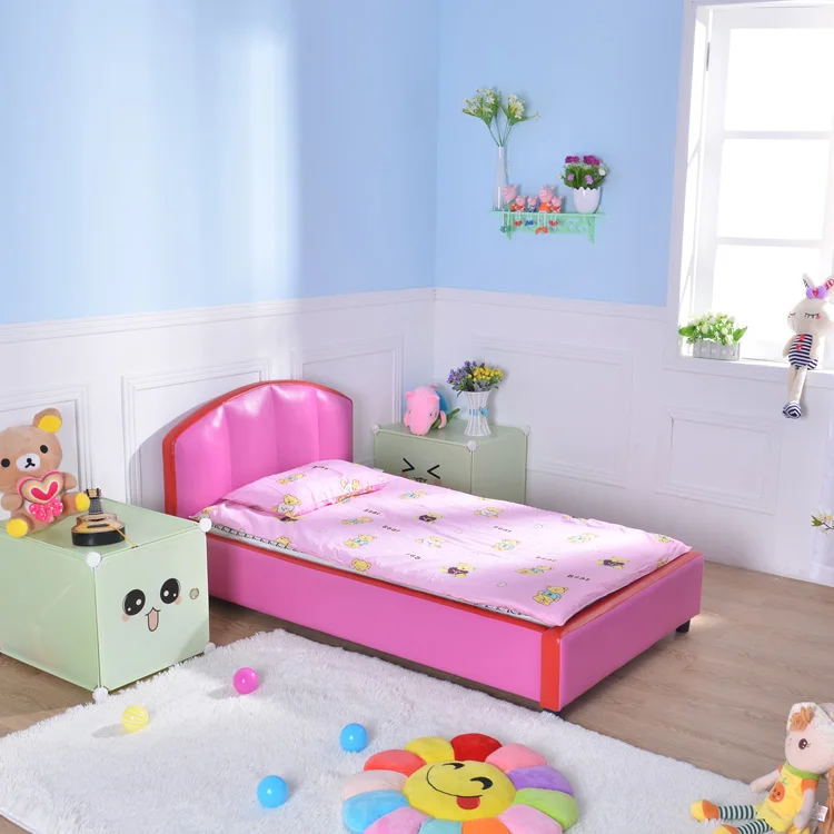 Dongguan factory wholesale upholstery bed for kids