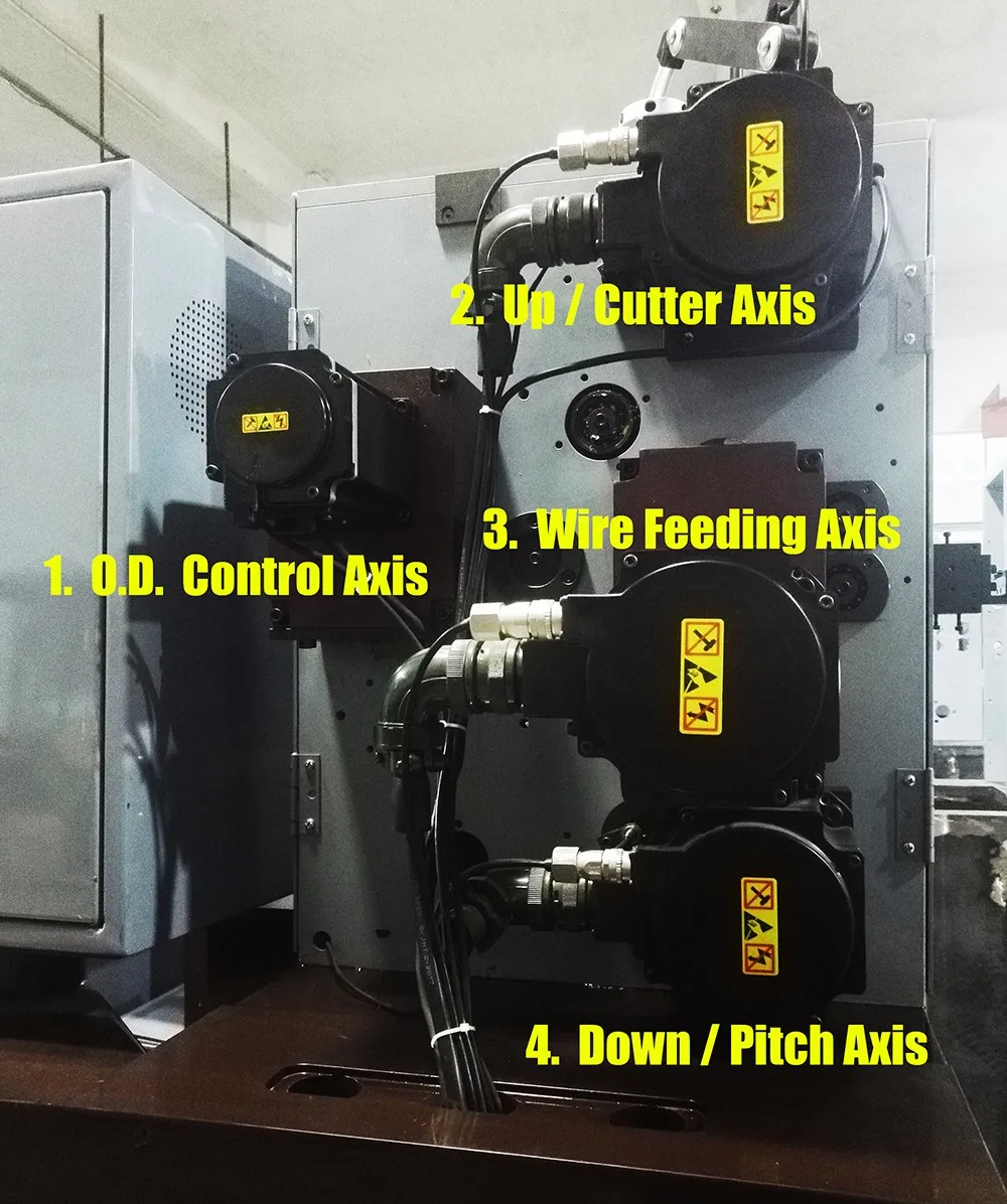 4 Axis High Speed CNC Compression Spring Machine And Spring Coiling Machine For Ballpoint Per Spring 0.3mm