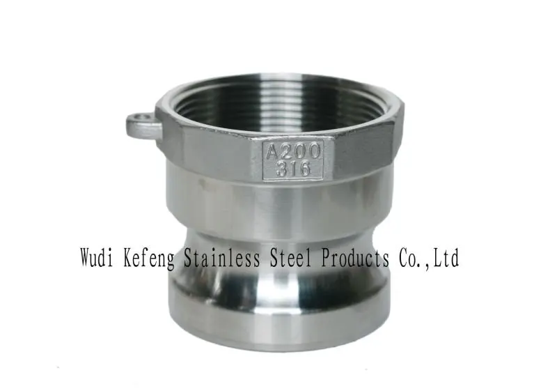 Stainless Steel SS 316 304 Male Adapter x Female Thread Type A
