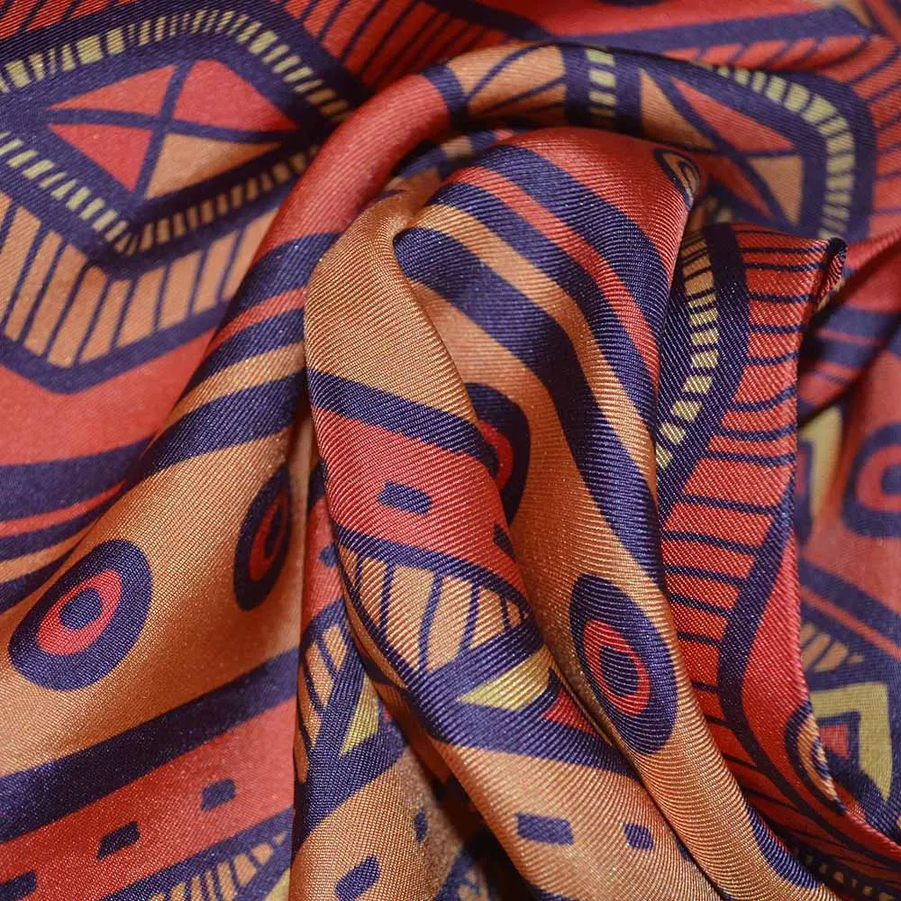 New Hot Colorful Custom Pattern 3D Printed habotai silk fabric For Fabric  Factory China