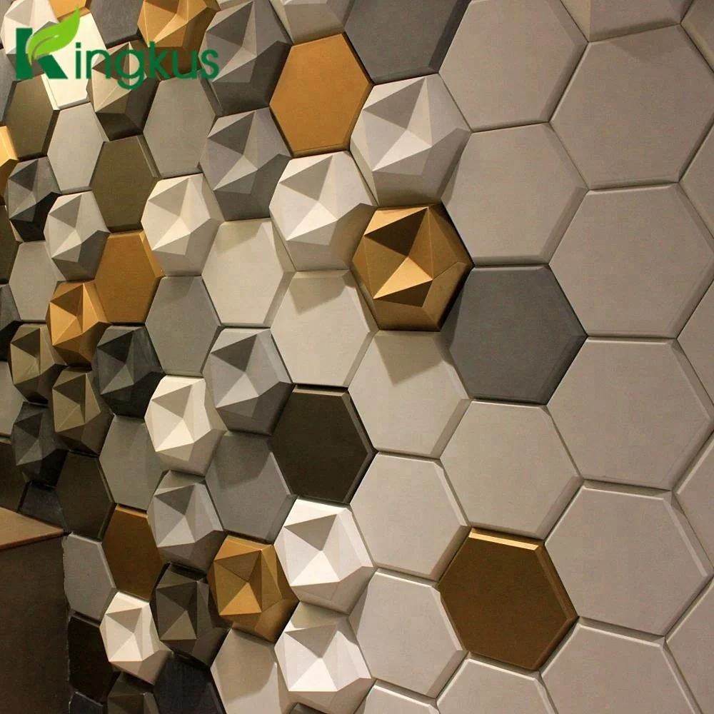
3D Edgy soundproof material 3D wall panel 