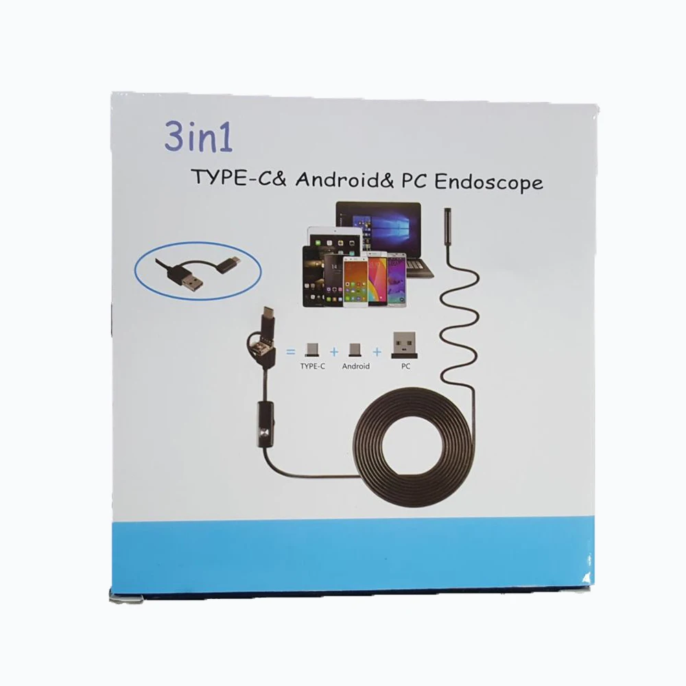 
AN99 5.5mm Digital hd 1080p Borescope Endoscope Inspection Camera 30m Cable with Auto Focus Manual Focus 5m hard wire 