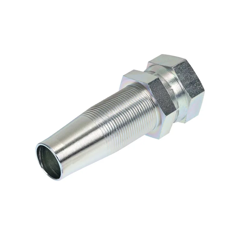
Stainless steelnpt jic bsp male swivel reusable hydraulic fitting with ferrule for sae r5 hose 