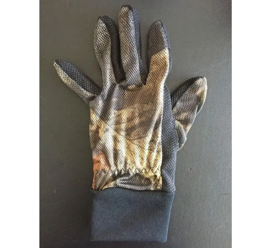 factory summer camouflage breathable mesh Slip-resistant outdoor sport hunting Gloves