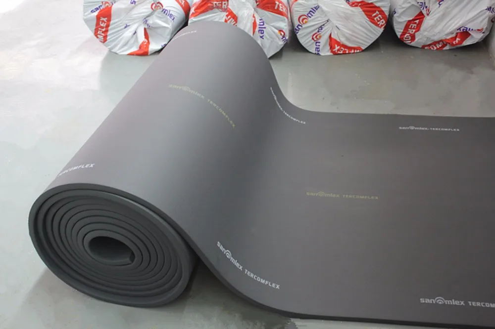 
nbr/pvc raw material rubber sheet/pipe foam insulation 