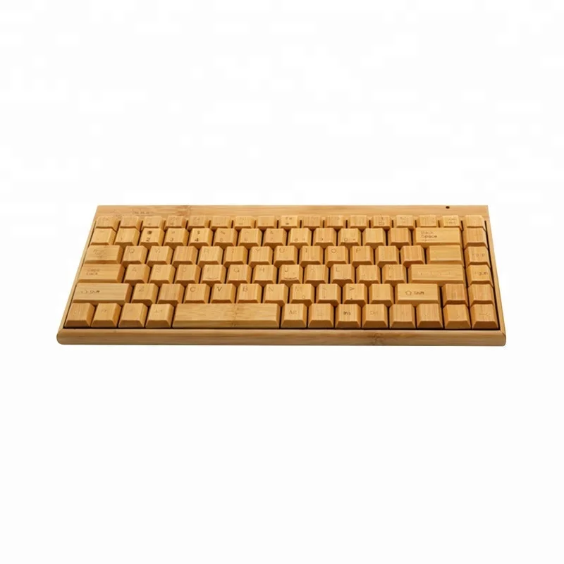 Wireless Eco Hotsale Factory Price Bamboo Keyboard