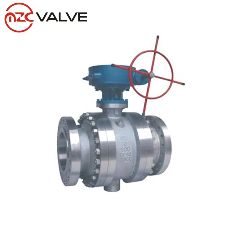 Flanged Carbon Steel Wcb Trunnion Mounted Ball Valve