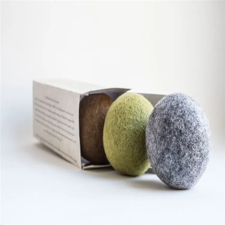 Шерстяная сушилка, стирка красочных шариков для шерстяной сушки