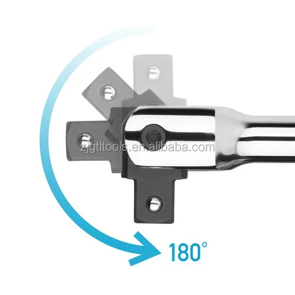 TLW-401 1/2 Inch Drive Extension Breaker Bar Flex Head Breaker Bar 24 inch