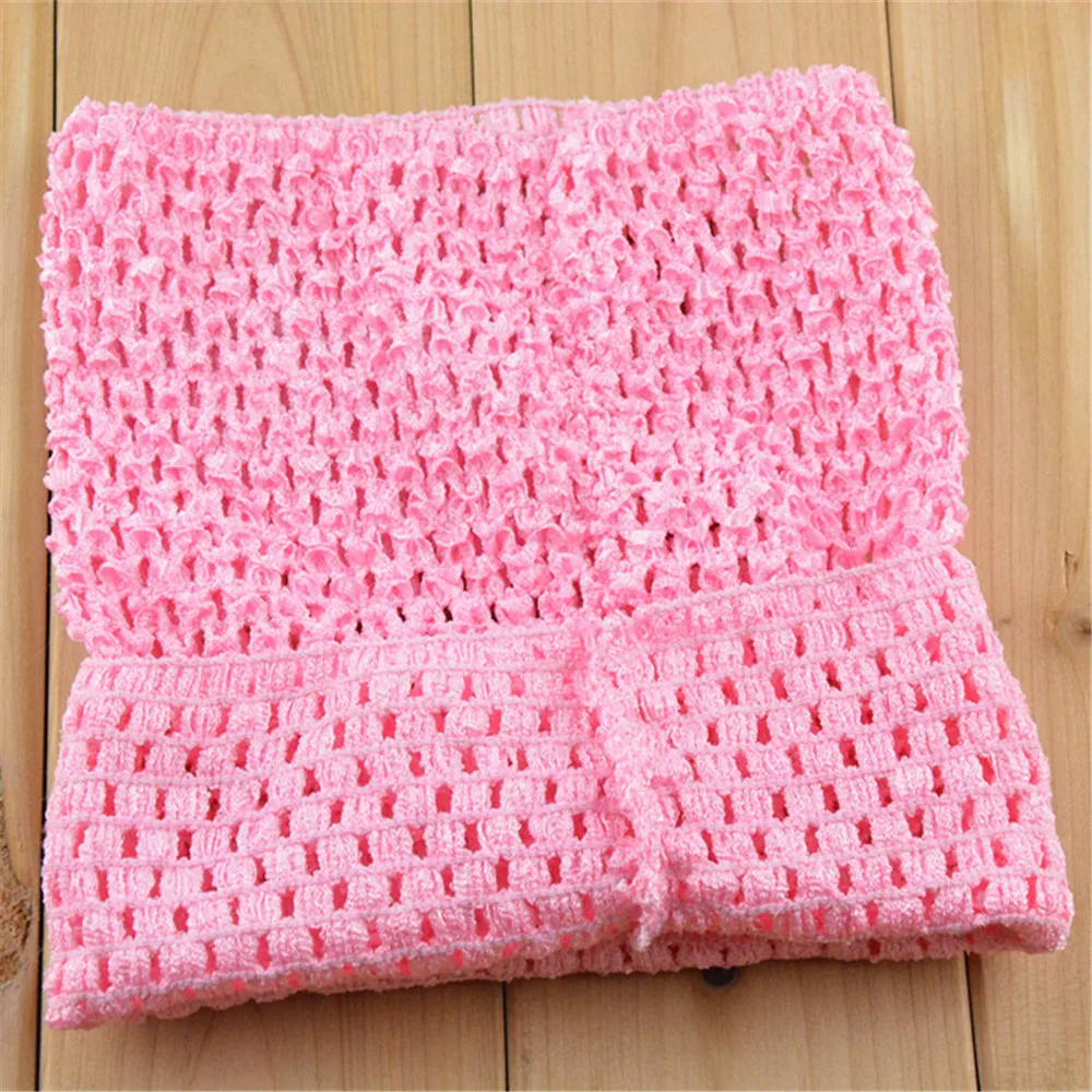 
large 9inch Crochet Elastic band tutu tops wholesale 