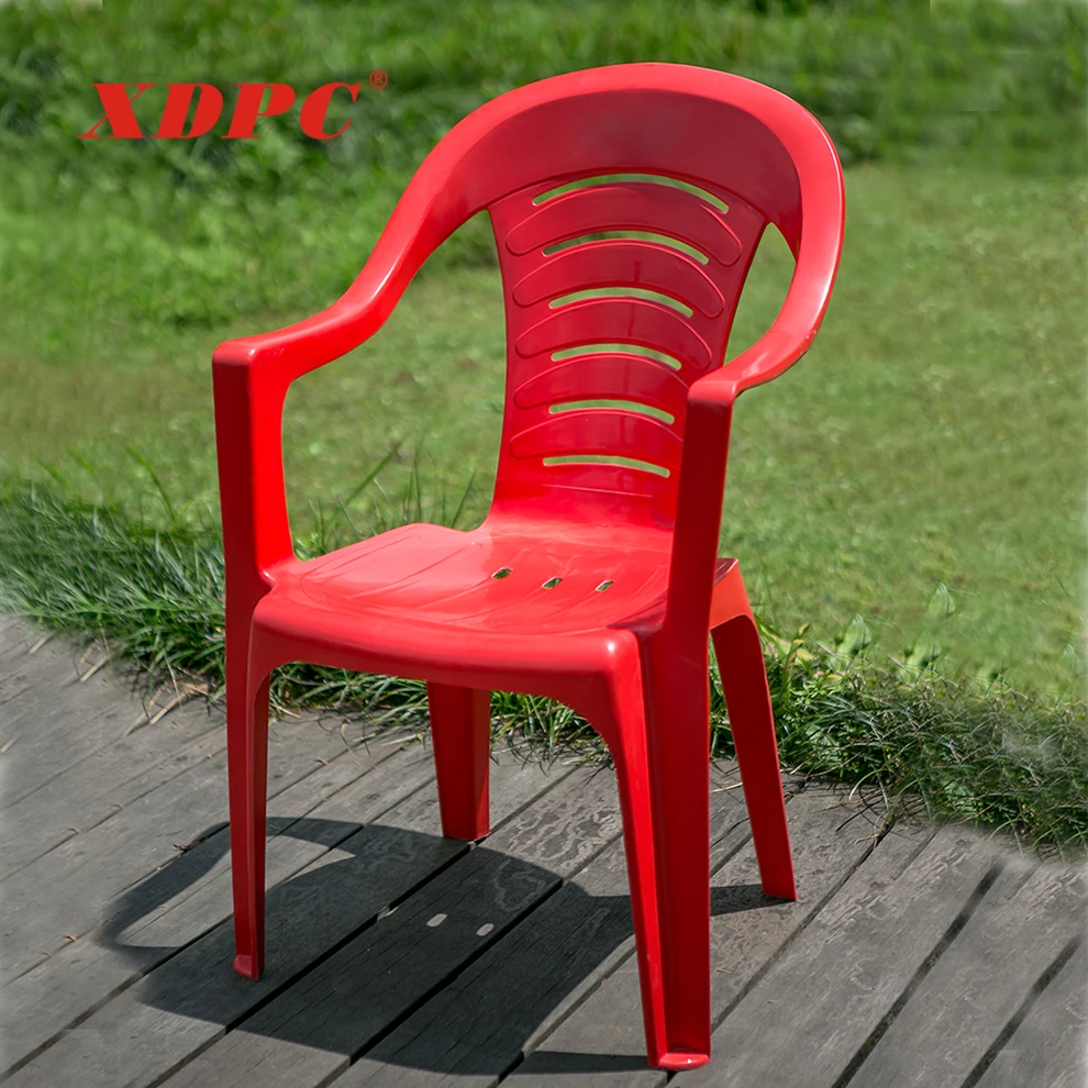 Modern luxury stackable plastic outdoor restaurant dining chair