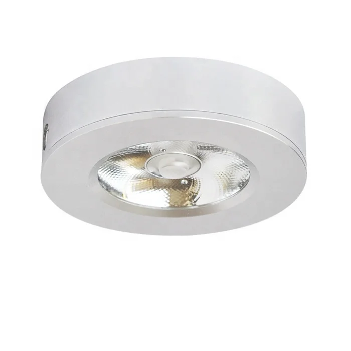 2019 220v driverless 85mm 5w 3000k surface mounted led cabinet light