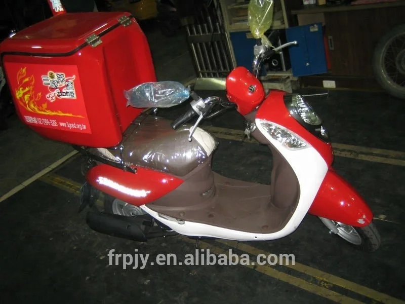 
black color large volume hot food delivery box with gas spring Model No.JYB-04 