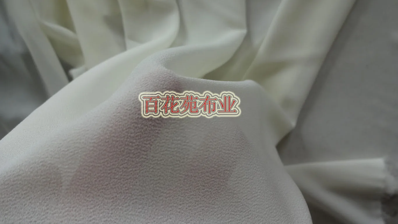 high twist chiffon yoryu ruffled crepe