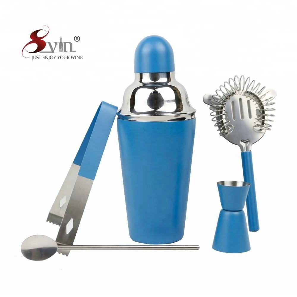 
Amazon Best Selling Home Bartender Bar Set Strainer Barware Bar Kit 