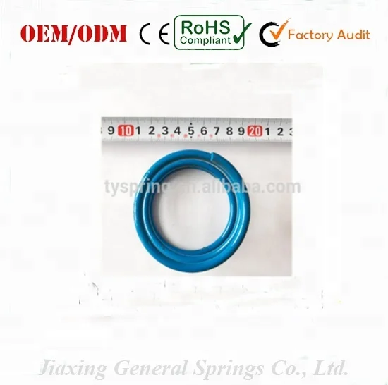 Средняя пружина из стальной проволоки с резиновым покрытием