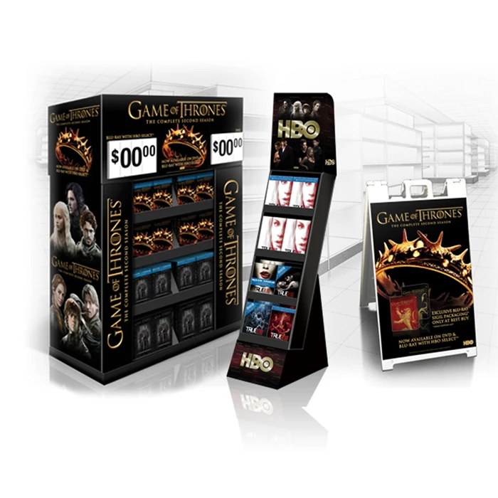 2024 New HOT New Free New Custom Design High Quality Promotion Recyclable Dvd Point Of Purchase Display