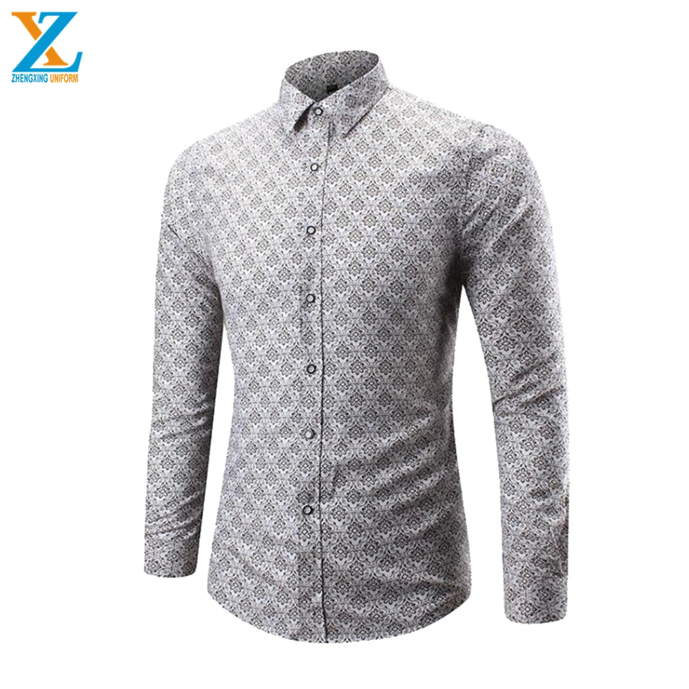 Classic style 100% men cotton shirts formal wear