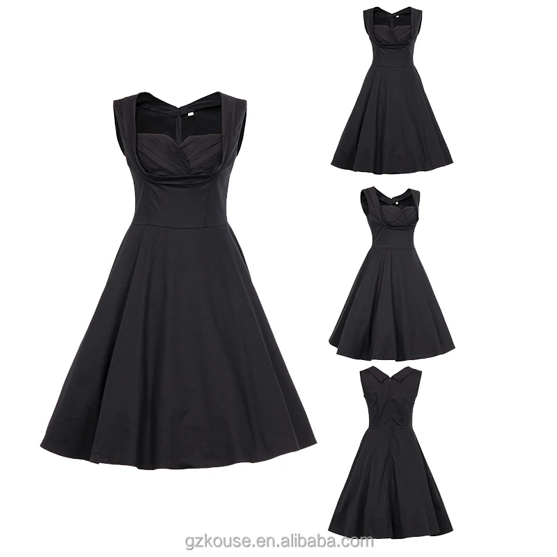 Женское винтажное платье без рукавов Хлопковое с цветочным принтом чашками пуш-ап элегантная Клубная одежда 40/50/60