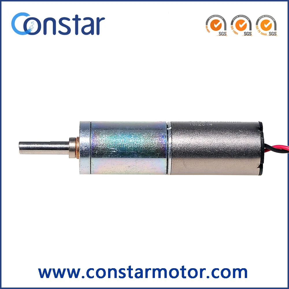 Constar Low Noise High Torque 12mm Planetary Gearbox Motor 6v