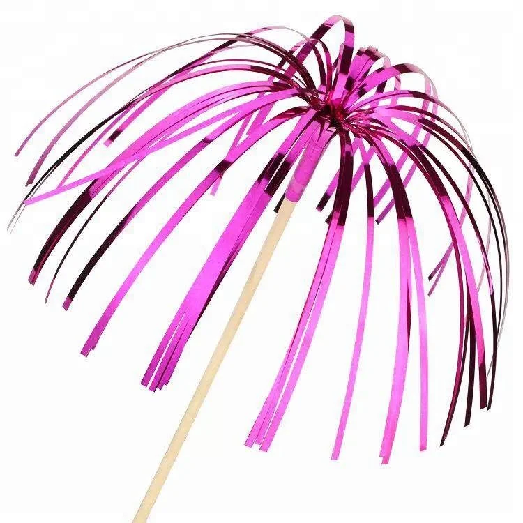 Wholesale Disposable Wooden Decorative Umbrella Picks Fireworks Food Picks