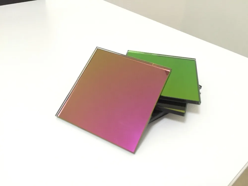 Wholesale two-way tinted mirror/colored mirror /glass mirror decoration glass manufacturing