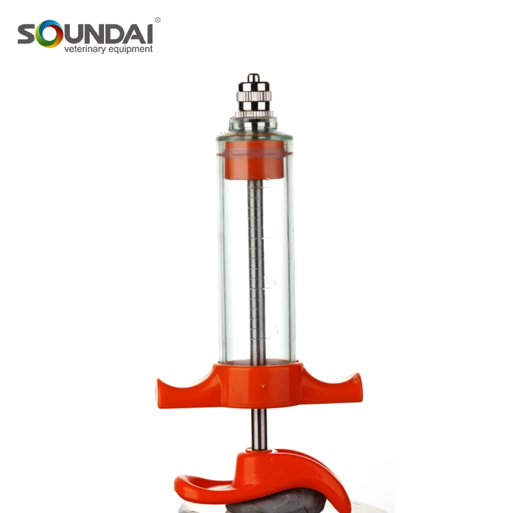 Автоматический шприц Luer Lock с металлическим корпусом и регулируемой дозой