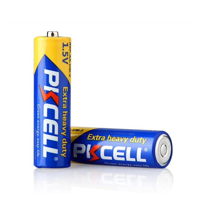 Non rechargeable carbon zinc 1.5v r6p um3 aa heavy duty dry cell remote control battery