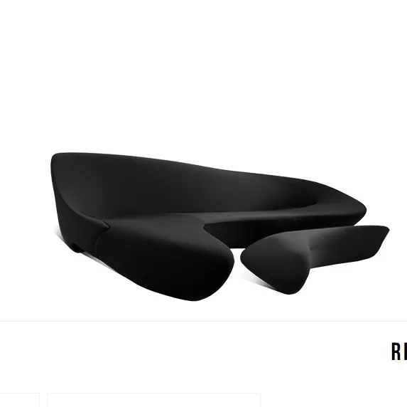 
chaise lounge fabric recliner sofa cum bed couch living room moon system shape living room home furniture moon sofa 