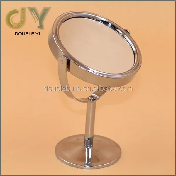 custom/wholesale double side decorative metal cosmetics beauty mirror
