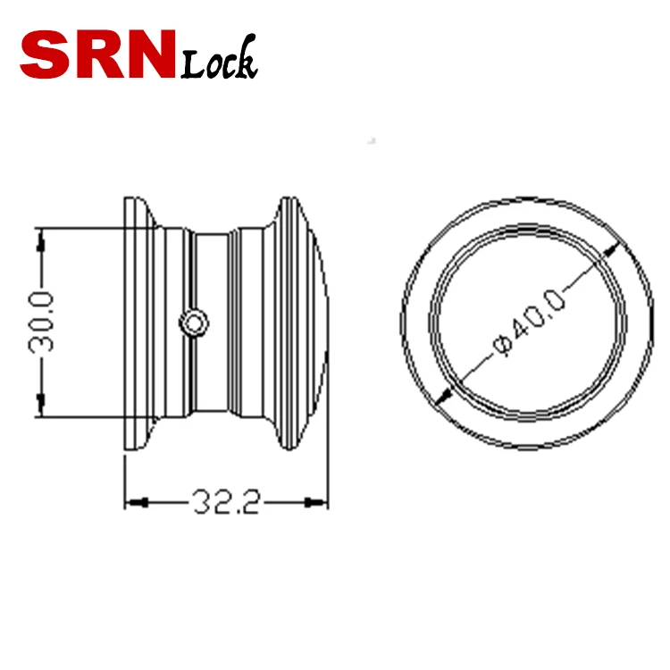 High quality safe zinc alloy mailbox lock tubular post lock cabinet cylinder lock