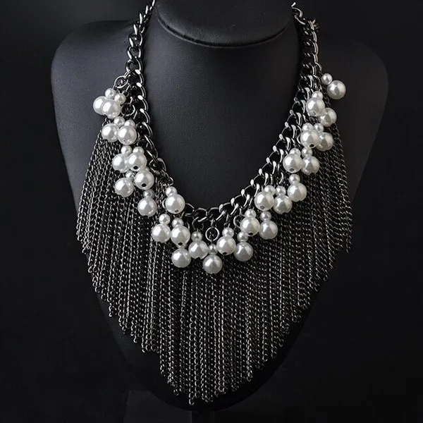 
2019 hot selling Heavy Indian Bridal Necklace Sets Gold Chain tassel necklace 