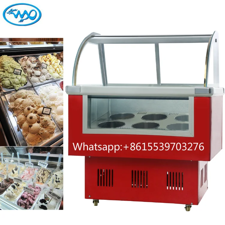 Коммерческий холодильник, итальянский Морозильный шкаф для мороженого