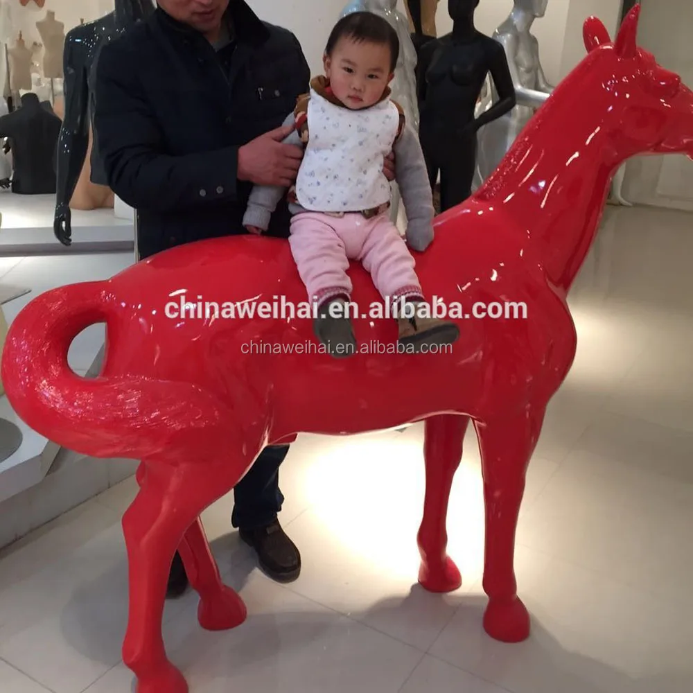 life size horse mannequin