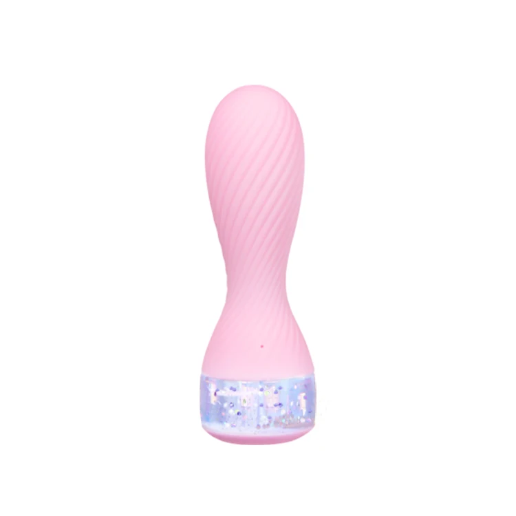 Medical Silicone  USB Rechargeable sexy spiral medical sex toys Women mini adult Vibrator massager wand  for women