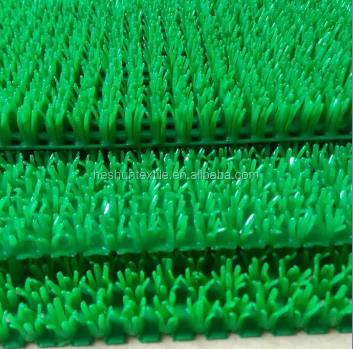 12mm thick PE Plastic artificial turf grass mat