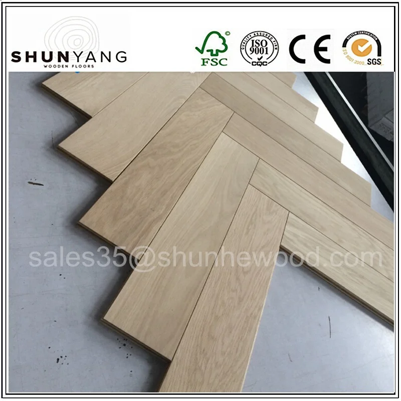 Chevron Parquet Engineered Wood Flooring Interlocking For Sale