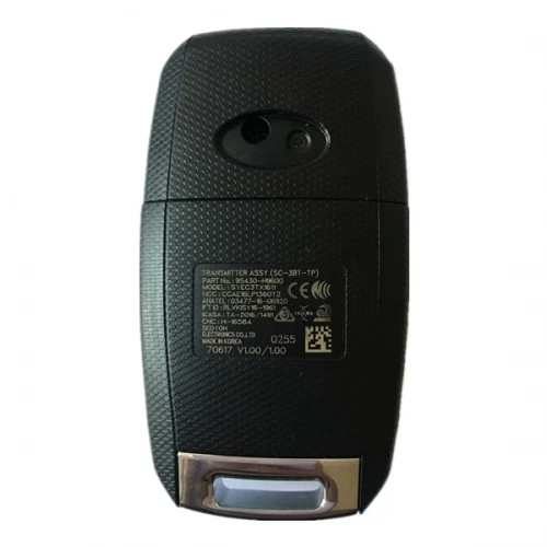 CN051027 Original remote flip key with 3 button and 433 MHZ 4D60 80BIT chip FCCID  95430-H9600