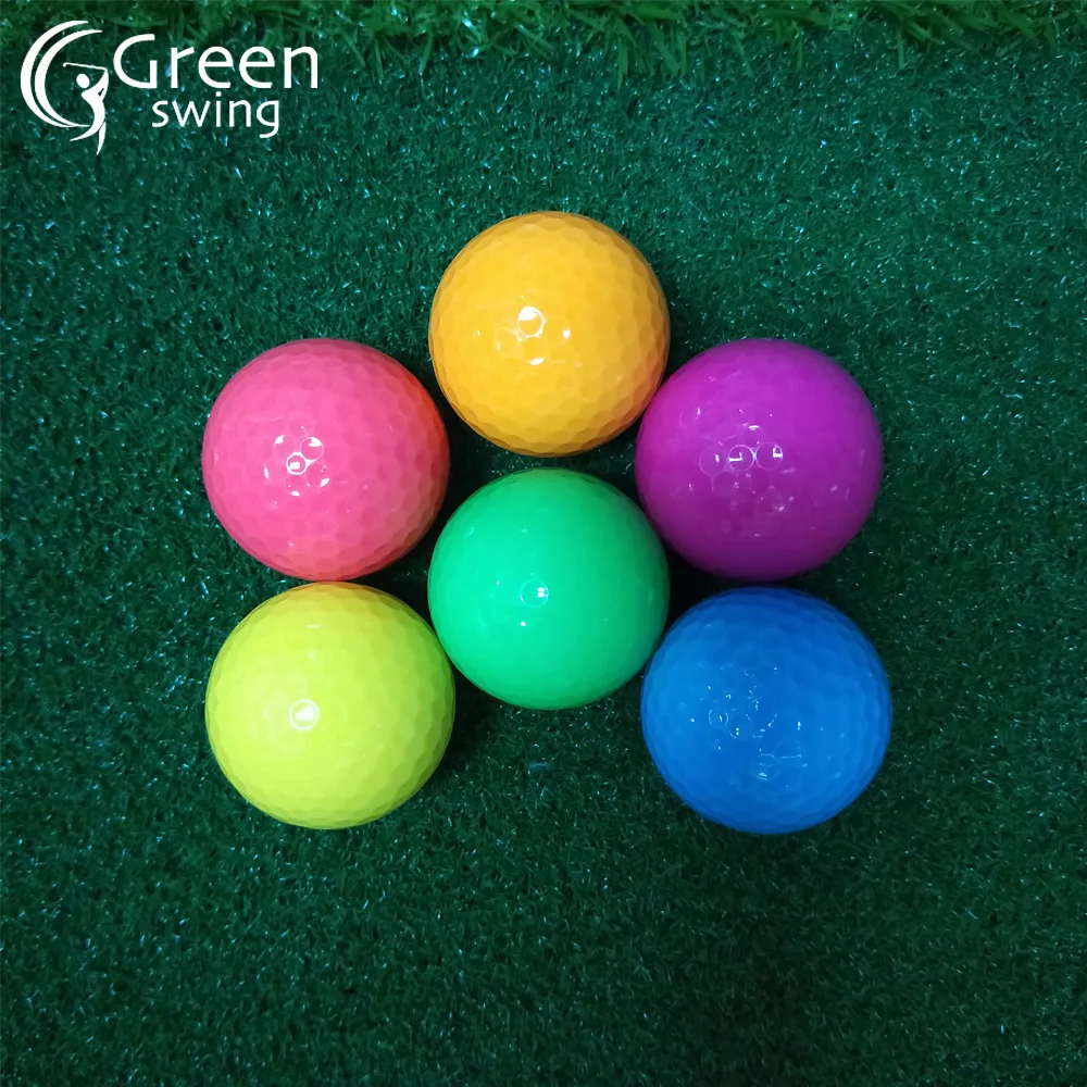 
Surlyn Colorful practicing Golf Ball Golf Range Ball 