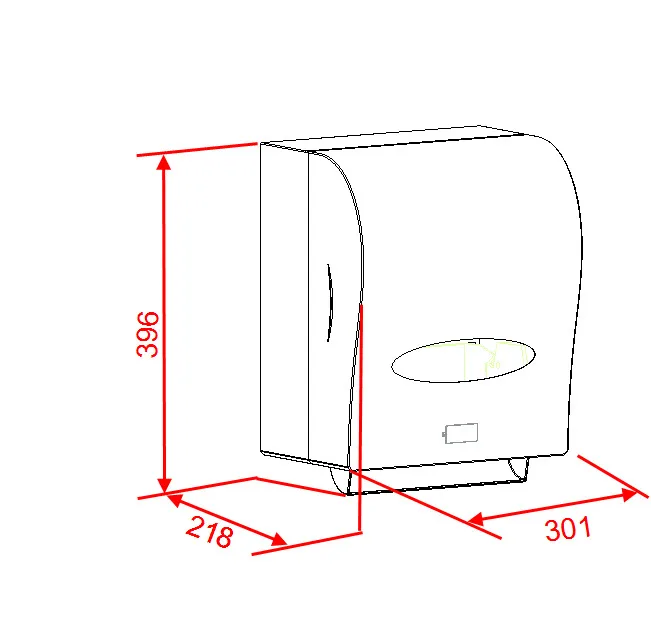 Stainless Steel Automatic Paper Dispenser, Sensor Tissue Dispenser, Electric Paper Towel Dispenser