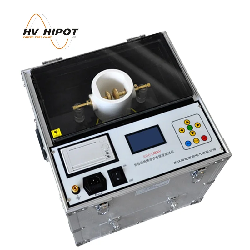 HVHIPOT GDOT-80 Insulation Oil BDV Tester (80kV)