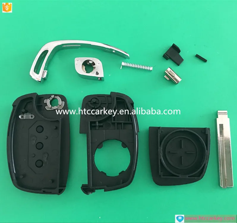 Чехол-книжка с пульта дистанционного управления для хьюд 3 кнопки модифицированный флип ключа оболочки акцент лезвие