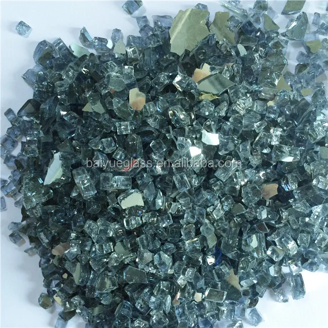 wholesale Colored fire glass for garden home landscaping decoration