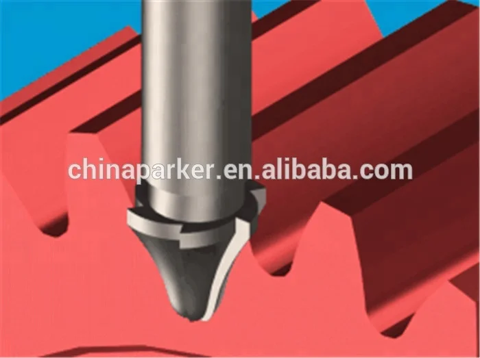 Aluminium Profile Single Axis Copy Router Machine for holes