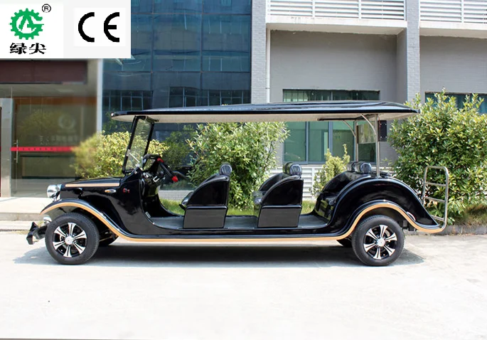 Роскошная дешевая электрическая винтажная/антикварная/Классическая тележка для гольфа на 4, 6, 8, 12 мест для свадьбы, курорта, отеля, виллы, сделано на китайской фабрике