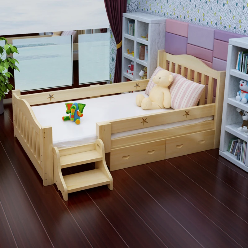 Wooden Kids Bed Kindergarten Kids Bed Children Bed Cartoon