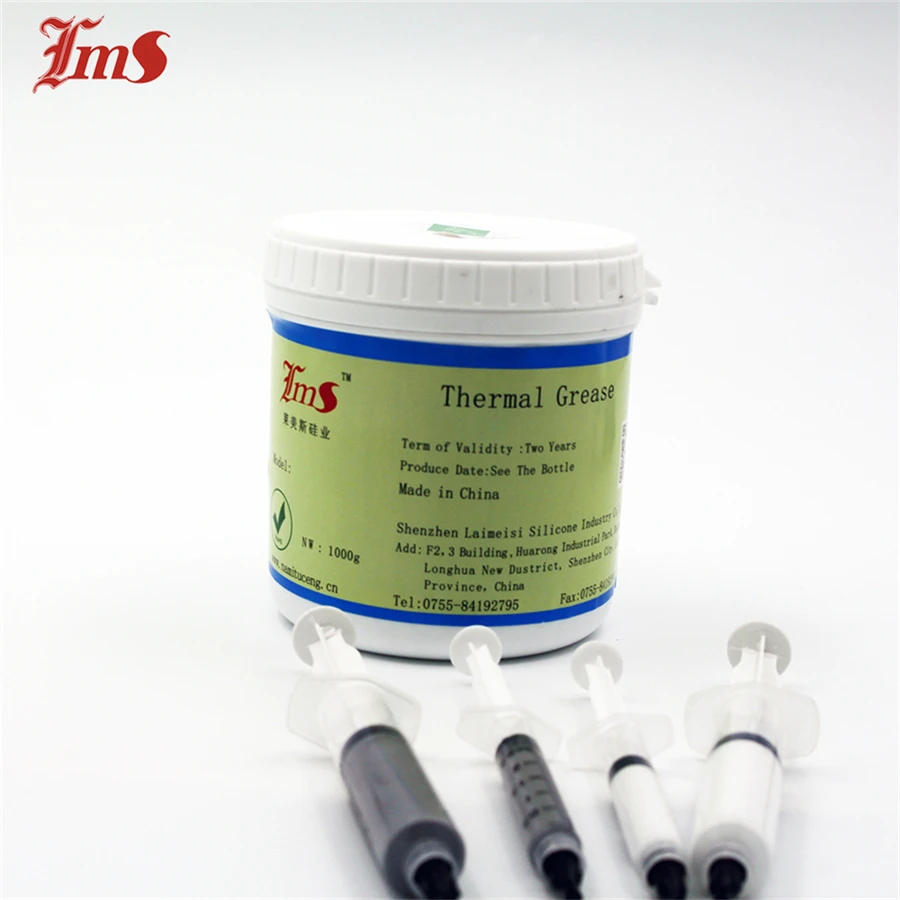 2.0 W/mk high temperature silicone rubber thermal electrically conductive grease